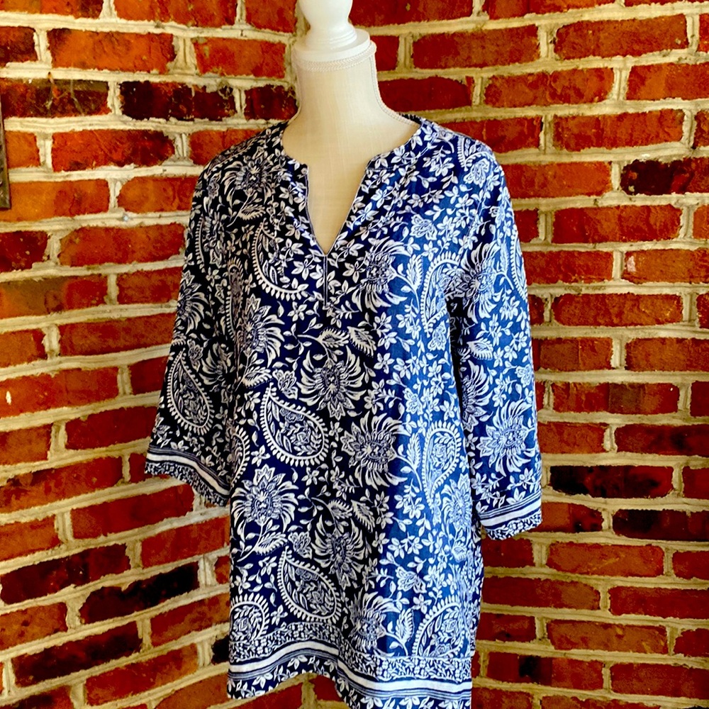 Sigred  Olsen 100% linen tunic top, size S, excellent condition
